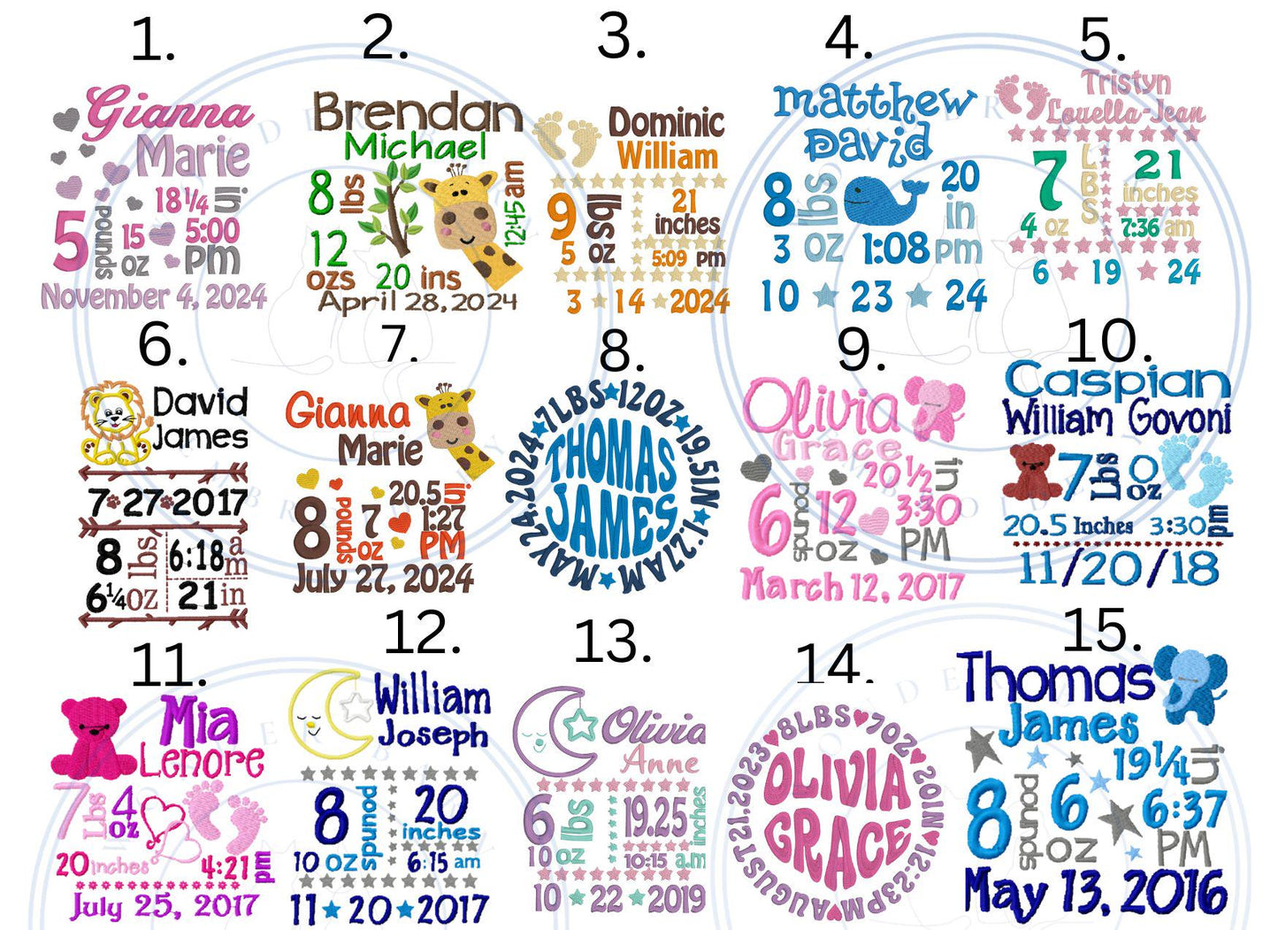 Personalized Stuffed Animal, Personalized Baby Gift Set, Birth Announcement Stuffed Animal, Birth Stats, Newborn Gift Set, Lovey, Lovie