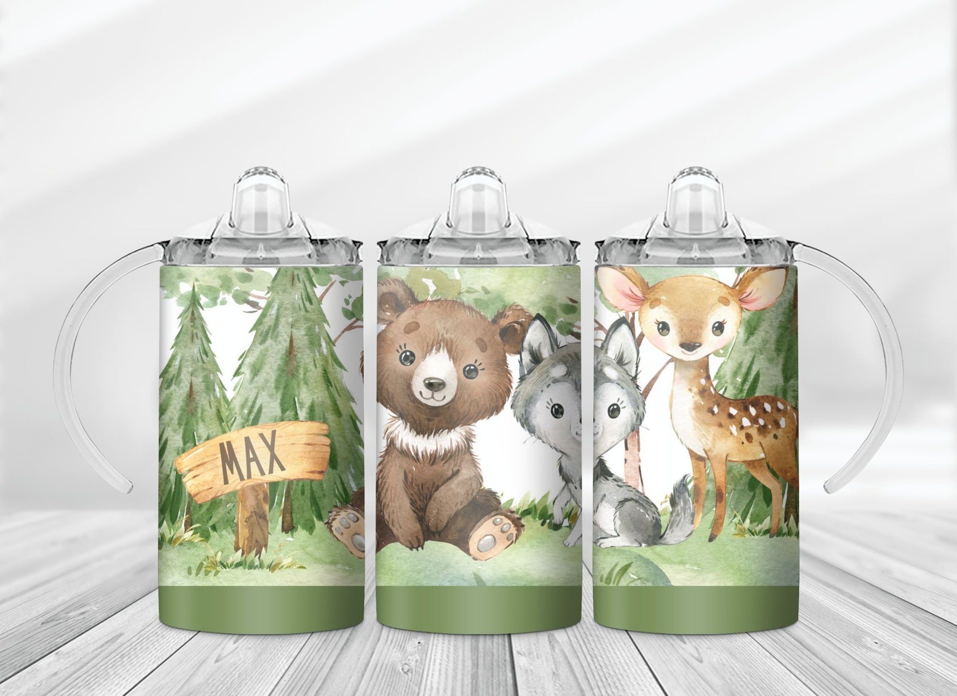 Fishing Themed Personalized Sippy Cup - 12 oz Kids Tumbler with