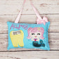 Personalized tooth fairy pillow, mermaid, girls tooth fairy pillow, tooth chart included! !,