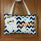 Tooth fairy pillow, navy chevron, optional tooth chart, ,