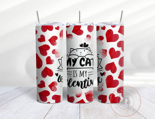 Valentine's Day, 20 oz skinny tumbler